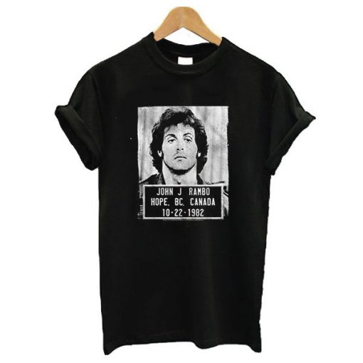 John J Rambo Hope BC Canada t shirt RF02