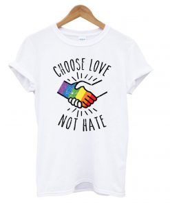 LGBT Ally Gay Pride Month Gifts Choose Love t shirt RF02