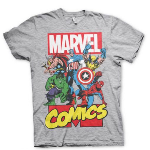 Marvel Comics Heroes t shirt RF02