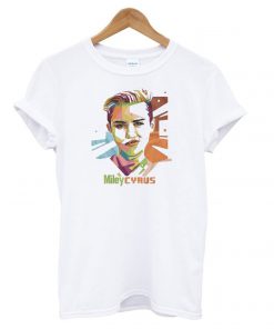 Miley Cyrus Graphic White t shirt RF02