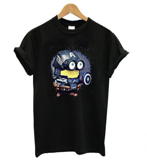 Minions Captain America t shirt RF02