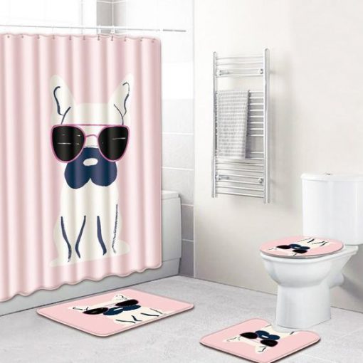 Nordic Pet Dogs Printed Shower Curtains RF02
