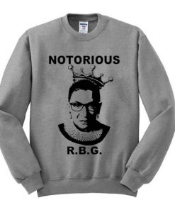 Notorious RBG Grey sweatshirt RF02