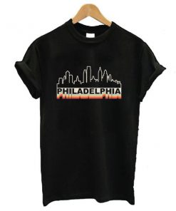 Philadelphia Skyline Vintage t shirt RF02