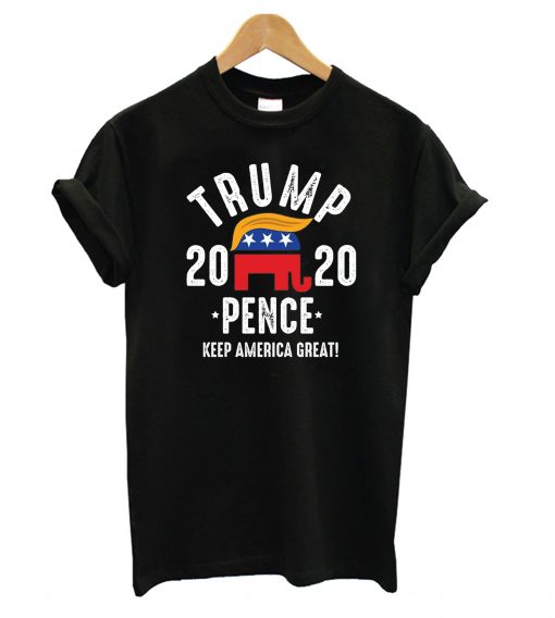 Political Trump Pence 2020 Keep America t shirt RF02