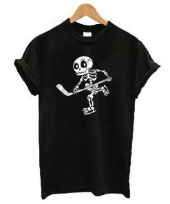 Skeleton Hockey Lovers Halloween t shirt RF02