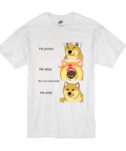 Smile Doggo t shirt RF02