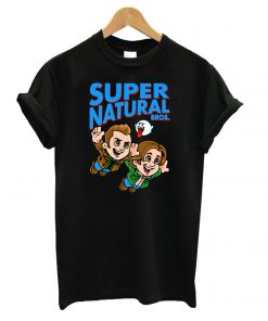 Super Natural Bros Black t shirt RF02