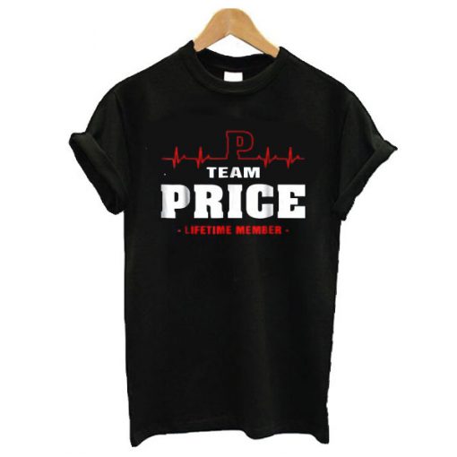 Team price lifetime member t shirt RF02