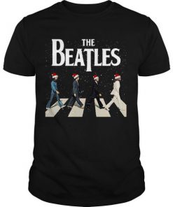 The Beatles Walking Across Abbey Road Christmas t shirt RF02