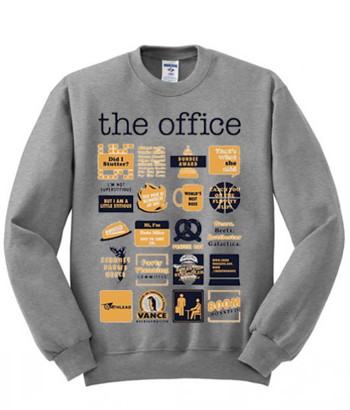 The Office Quote Mash Up Funny sweatshirt RF02