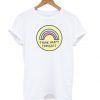 Think Happy Thoughts White t shirt RF02