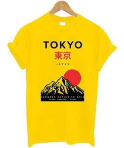 Tokyo Japan Mountain Fuji t shirt RF02