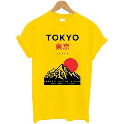 Tokyo Japan Mountain Fuji t shirt RF02