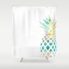Tropical Pineapple Shower Curtain RF02