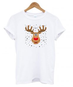 Weihnachten Rentier Kopf t shirt RF02