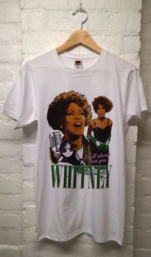 Whitney Houston t shirt RF02