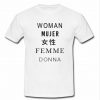 Woman Mujer Female Femme Donna t shirt RF02