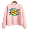 the itchy and scratchy show sweatshirt RF02