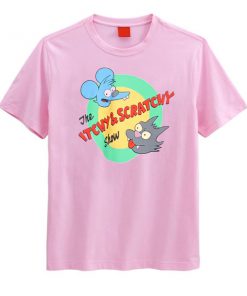 the itchy and scratchy show t shirt RF02