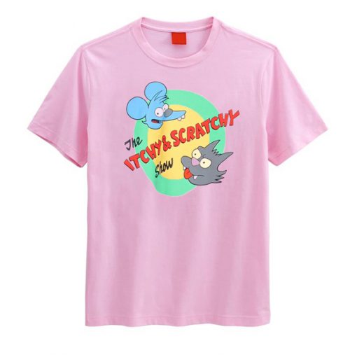 the itchy and scratchy show t shirt RF02