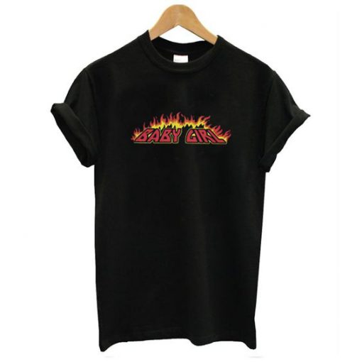 Baby Girl Fire t shirt RF02