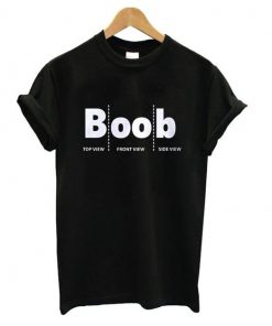 Boob Top View Front View Side View t shirt RF02