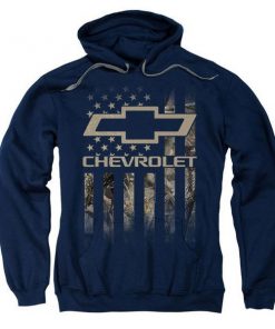 Chevrolet Camo Flag Pullover hoodie RF02