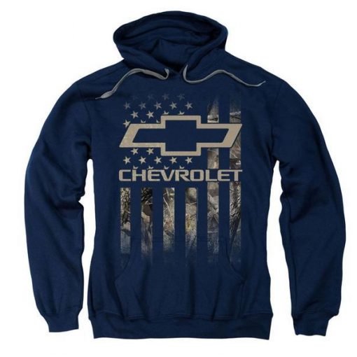 Chevrolet Camo Flag Pullover hoodie RF02