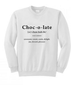 Chocolate Definition Sweatshirt AI