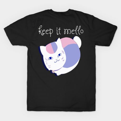 Cute Cat Keep it Mello Smile Gifts T-Shirt AI