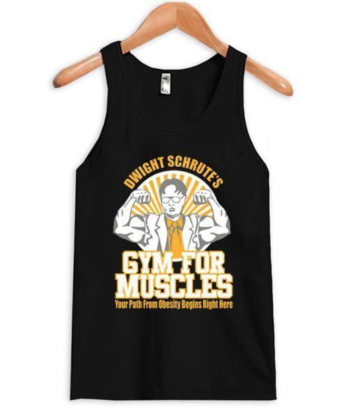 Dwight Schrute Gym for Muscles tanktop RF02