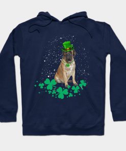 ENGLISH MASTIFF Dog St Patrick's Day Hoodie AI