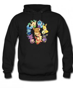 Eeveelution Eevee Evolution Pokemon Hoodie AI