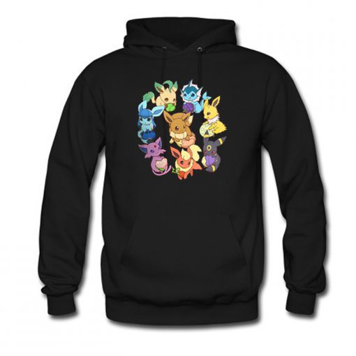 Eeveelution Eevee Evolution Pokemon Hoodie AI