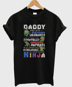 Father's Day Dad Teenage Mutant Ninja Turtles t shirt RF02