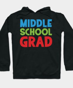Graduation From Middle School Grad Design graphic Hoodie AI