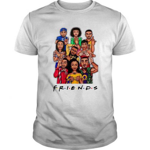 Greek Unity Friends t shirt RF02