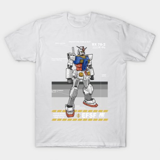 Gundam RX,78 T Shirt AI