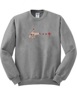 Hand Shoot Love sweatshirt RF02
