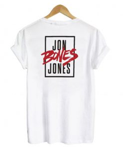 Jon Bones Jones UFC 197 Youth White t shirt back RF02