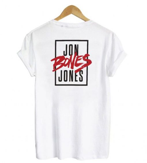 Jon Bones Jones UFC 197 Youth White t shirt back RF02