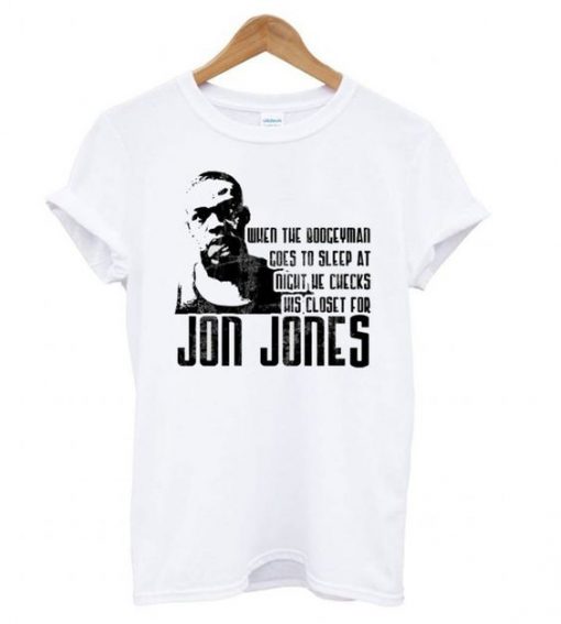 Jon Jones Bones Mma Mixed Fighter t shirt RF02