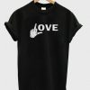 L Shaped Love Graphic t shirt RF02