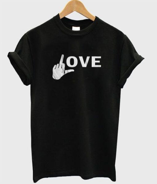 L Shaped Love Graphic t shirt RF02