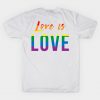 Love is Love T-Shirt AI Back