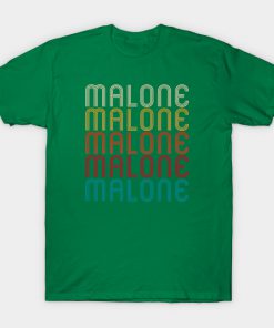 Name Malone Retro Vintage Style Lover Rapper T-Shirt AI