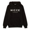 Nicce London Black hoodie RF02