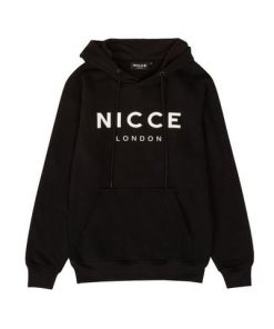 Nicce London Black hoodie RF02
