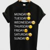 One Week Emoji t shirt RF02